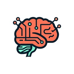 logo of a human brain