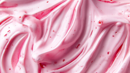 fruit yogurt swirl close up texture