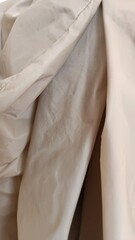 Soft Beige Curtains Draped Elegantly in Minimalist Space