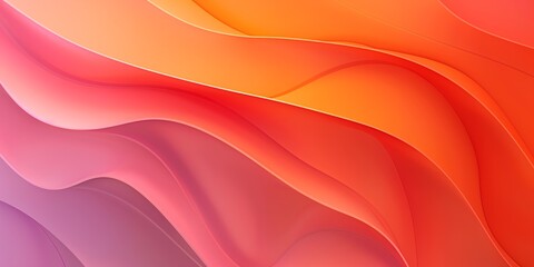 Fototapeta premium A colorful, abstract background with a pink and orange hue. The background is a gradient of colors, with the pink and orange hues blending together. The image has a dreamy, whimsical feel to it