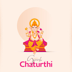 Happy Ganesh Chaturthi Social Media Post Template, Web Banner, Greeting Cards,Print,T-Shirts,Posters and Banners
