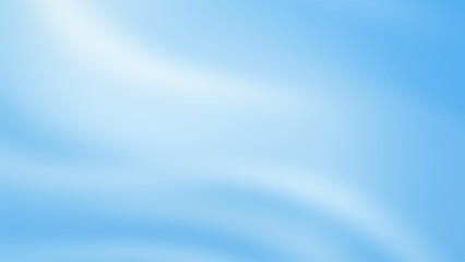 Blue gradient background with light curve design. Vector illustration.