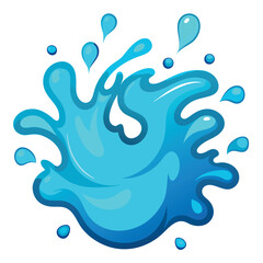 Fototapeta premium Water Splash Vector Design Illustration