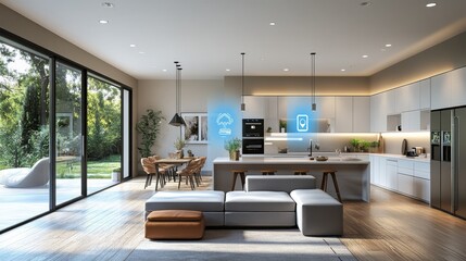 AI-Driven Smart Homes with Integrated Home Health Systems: Homes featuring integrated health systems that monitor and manage user health using AI.