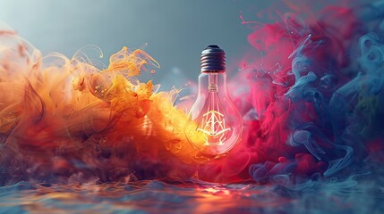 Abstract 3D style. Conceptual framework for World Day of Education, Knowledge, Learning and Philosophy with space for text or promotional content.