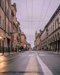 city street in Parma Emilia Romagna