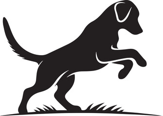 Elegant Dog Silhouettes: Art and Design Inspiration