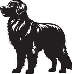 Elegant Dog Silhouettes: Art and Design Inspiration