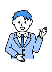 スーツ 男性 バストアップ