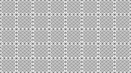 Square wave with circle texture abstract pattern background design template