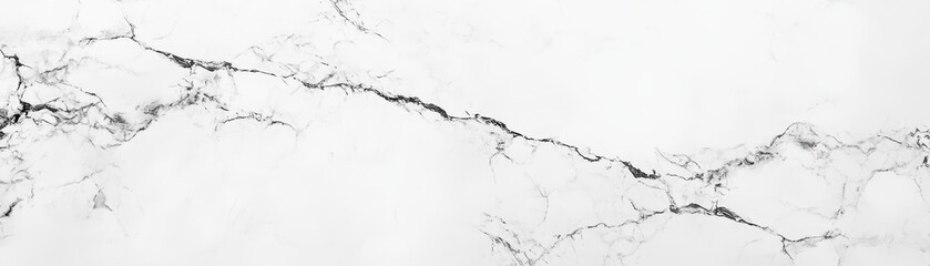 Obraz premium Elegant white marble texture with subtle grey veining, perfect for backgrounds, design, and architectural projects.