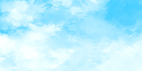 abstract white and blue color frozen ice surface design background. oft sky blue watercolor sky and clouds, Light blue background with watercolor. gradient light white sky background with clouds.
