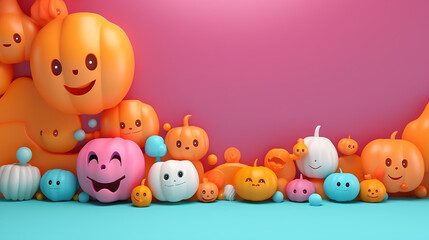 Spooky Halloween Boo Background with Copy Space – Ideal for Custom Text and Designs