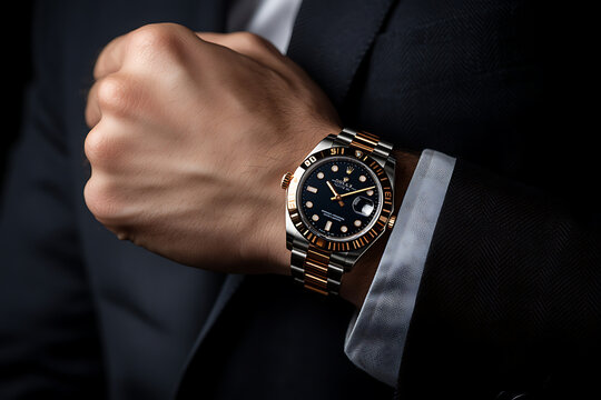 Man's hand in blue jeans pocket with white cuff of plaid shirt.