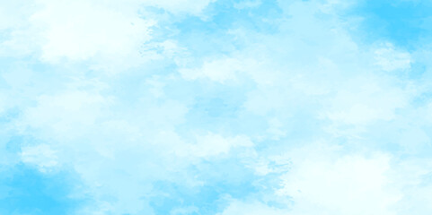 abstract white and blue color frozen ice surface design background. oft sky blue watercolor sky and clouds, Light blue background with watercolor. gradient light white sky background with clouds.