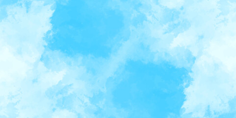 abstract white and blue color frozen ice surface design background. oft sky blue watercolor sky and clouds, Light blue background with watercolor. gradient light white sky background with clouds.