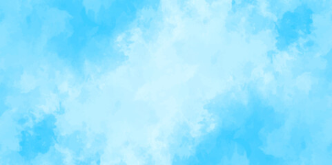 abstract white and blue color frozen ice surface design background. oft sky blue watercolor sky and clouds, Light blue background with watercolor. gradient light white sky background with clouds.