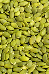 Healthy and nutritious pumpkin seeds