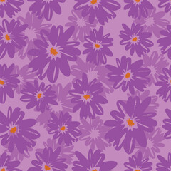 Textile and digital seamless floral vector design