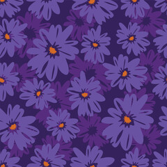 Textile and digital seamless floral vector design
