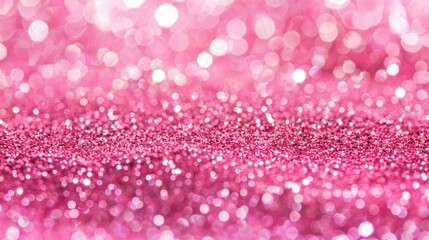 Sparkling Pink Glitter Background
