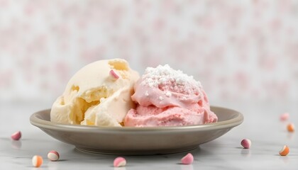 ice cream background create with ai