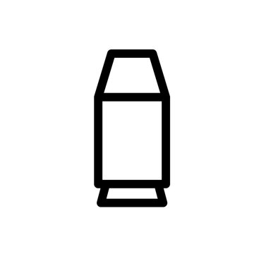 recommend clip art: Bullet icon in thin line style vector illustration graphic design