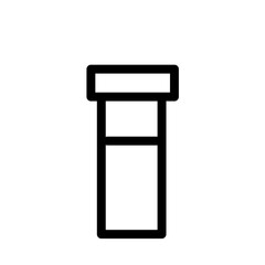 Bullet icon in thin line style vector illustration graphic design