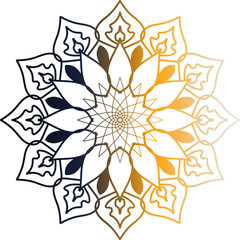 Seamless vector mandala pattern design for background, Circular pattern in the form of a mandala. Henna tatoo mandala. Mehndi style