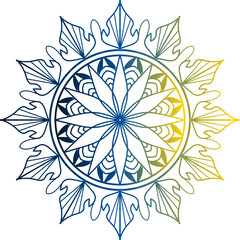 Seamless vector mandala pattern design for background, Circular pattern in the form of a mandala. Henna tatoo mandala. Mehndi style