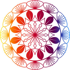 Seamless vector mandala pattern design for background, Circular pattern in the form of a mandala. Henna tatoo mandala. Mehndi style