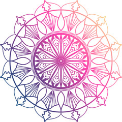 Seamless vector mandala pattern design for background, Circular pattern in the form of a mandala. Henna tatoo mandala. Mehndi style