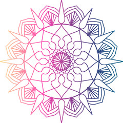 Seamless vector mandala pattern design for background, Circular pattern in the form of a mandala. Henna tatoo mandala. Mehndi style
