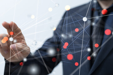 conference Digital Network and data concept 3d