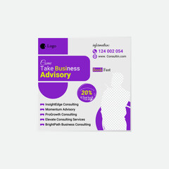 Corporate business social media post design 