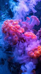 Fototapeta premium corals and smoke.