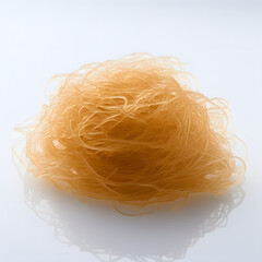 vermicelli on white background