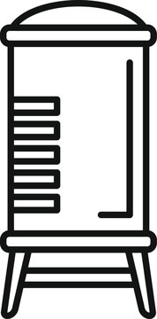 recommend clip art: Simple water tower tank icon representing water storage and supply