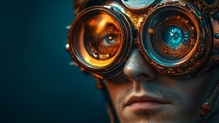 Innovative Inventor Inspiring Success with Copy Space for Text Overlay