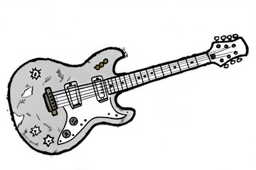 electric guitar pattern