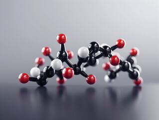 Abstract Structure Background of Molecule Or Atom, molecular structure, structural chemical formula with atoms