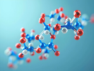 Abstract Structure Background of Molecule Or Atom, molecular structure, structural chemical formula with atoms