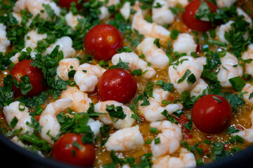 White Tiger Garnelen mit Kräutern und Gewürzen