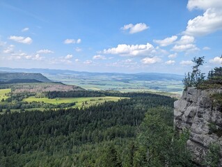 Szczeliniec mountain view