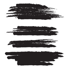 Set of paint brush stroke, ink splatter and artistic design elements, Dirty watercolor texture, box, frame, grunge background, black paint, ink brush stroke