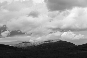 View from Einunndalen Valley, Norway's longest summer farm valley or 