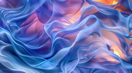 Obraz premium Vivid fluid patterns in captivating abstract design, a lively composition in realistic photograph