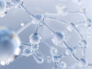 Abstract Structure Background of Molecule Or Atom, molecular structure, structural chemical formula with atoms