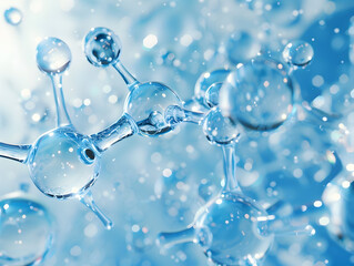 Abstract Structure Background of Molecule Or Atom, molecular structure, structural chemical formula with atoms