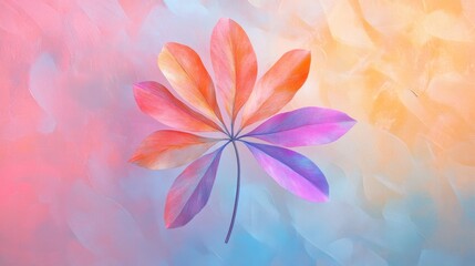 Fototapeta premium Close-up of pink flowers with a soft pastel background, showcasing delicate petals and a serene atmosphere. Ideal for nature or floral designs.